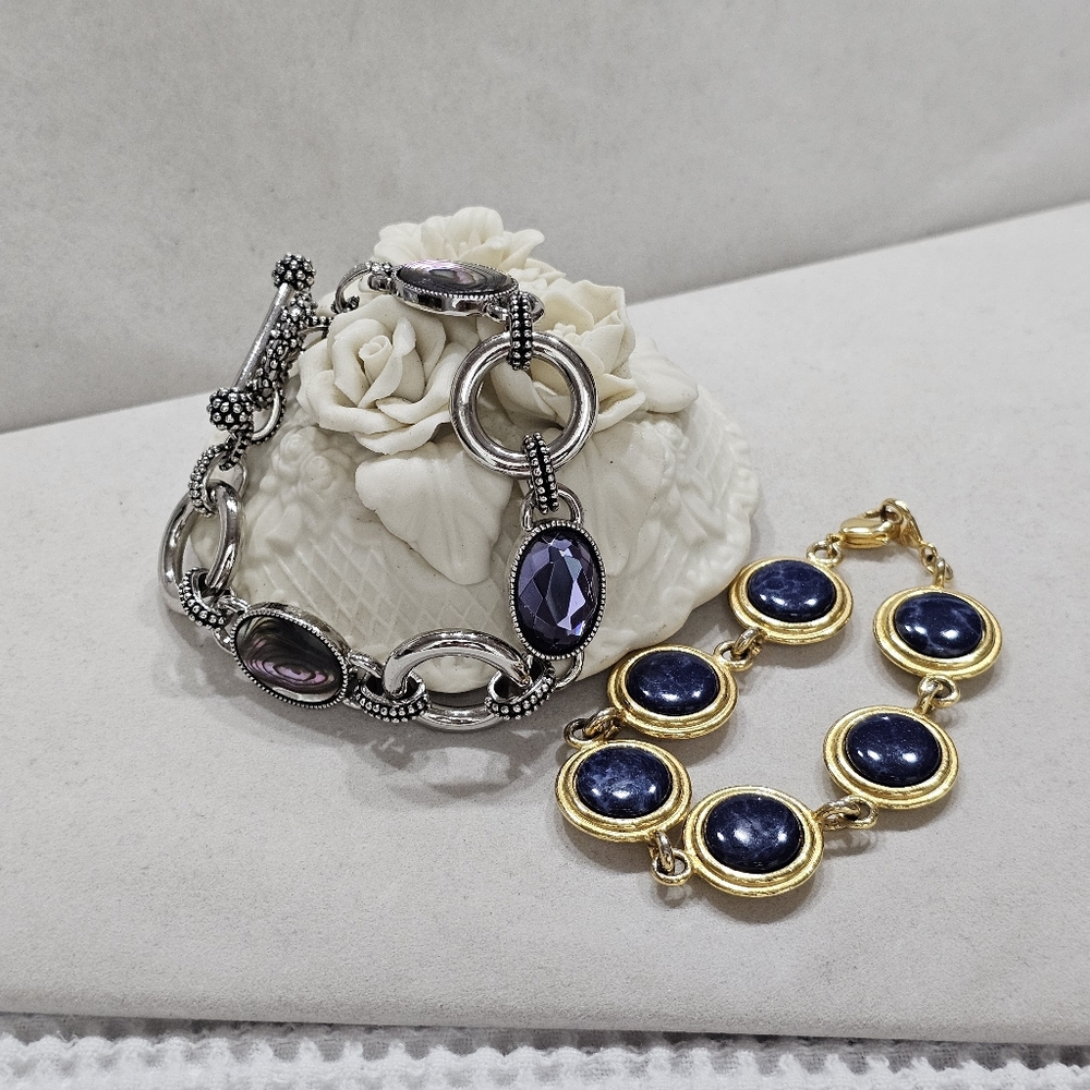 Lia Sophia and Vintage Liz Claiborne Bracelet Set